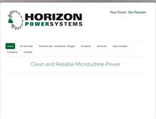 Tablet Screenshot of horizonpowersystems.com